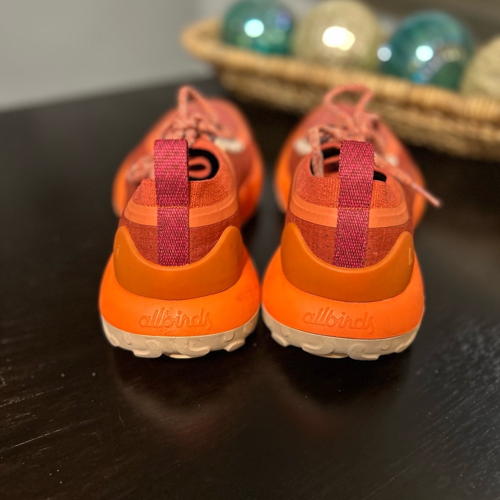Allbirds Trailrunner SWT Diablo Orange Cream Sneakers Size 8.5 - Picture 6 of 12